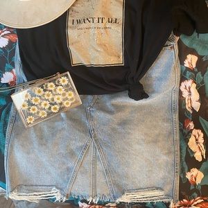 Jean Skirt by Abercrombie & Fitch